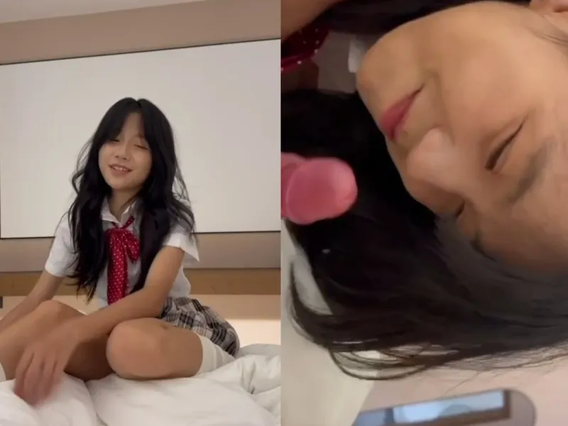 Em loli dễ thương liếm cặc biến em thành con em đào nứng lồn p1